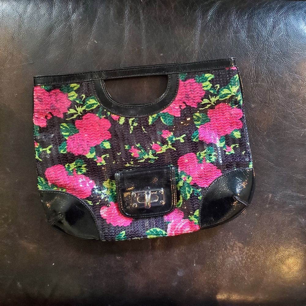 Betsey Johnson Floral Clutch
